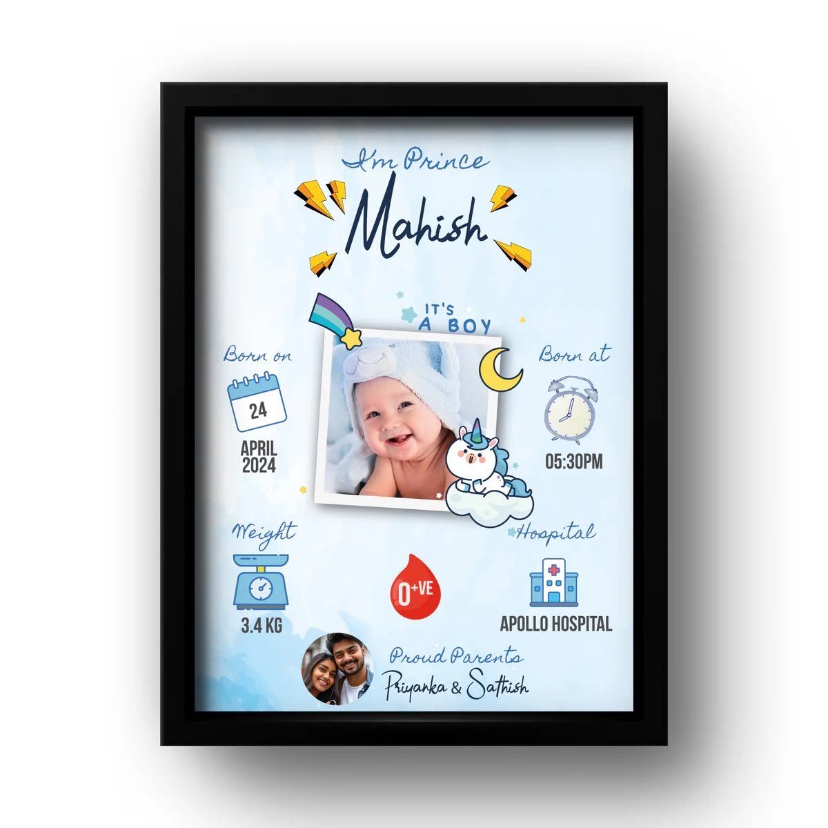 First Year Photo Frames