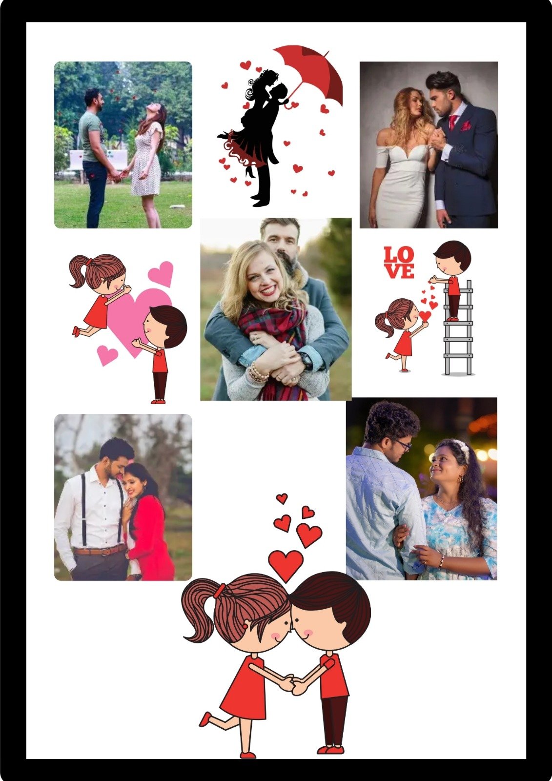 Our Love Story Timeline Frame